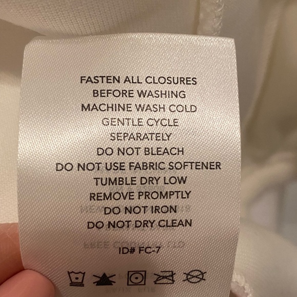 Free Country Ivory Fleece Sherpa Jacket, Zip Up with Patterned Trim Size S NWT - Picture 8 of 10